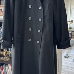 Black Plus-Size Woman’s Coat