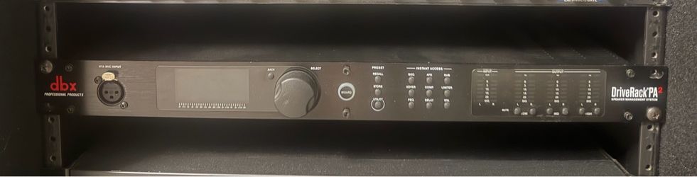 DBX Driverack PA2 w/ mic
