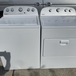 Whirlpool set with warranty .