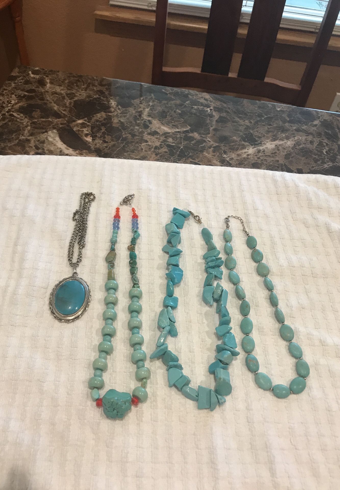 Turquoise necklace price for single item