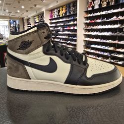 Size 7Y - Air Jordan 1 Retro OG High Dark Mocha GS