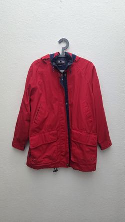 VNTG Pacific Trail Jacket. Mens Size Medium, Red w/ Navy Blue Lining