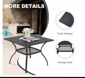 New In Box.Outdoor Dining Table
