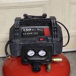 Porter Cable 6 Gal. 150 PSI Portable Electric Pancake Air Compressor