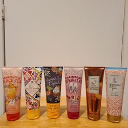 6 Bath & Bodyworks Body Creams 