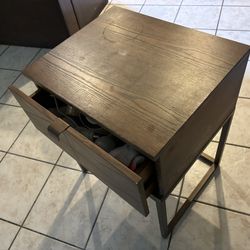 Side Table With Drawer