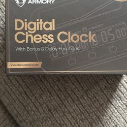 CHESS ARMORY Digital Chess Clock Bonus & Delay Functions