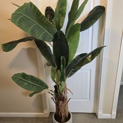 Faux Banana Tree Plant 