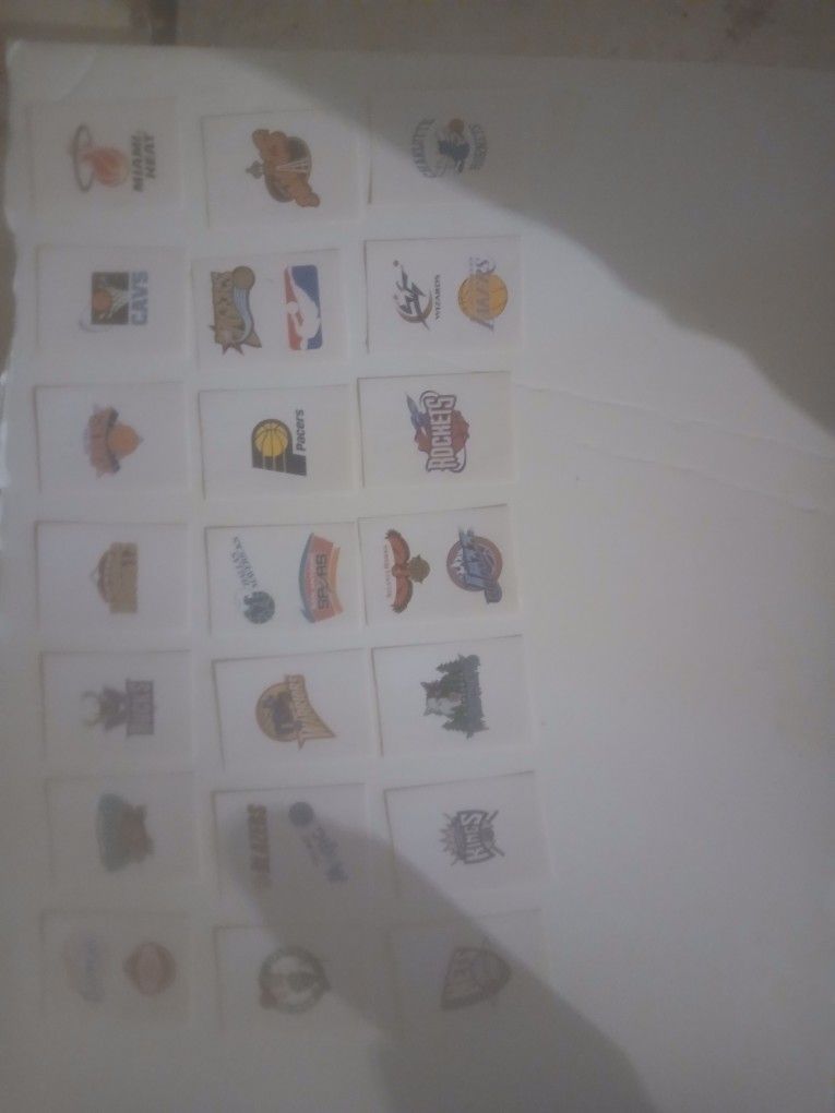 Lot Of  21 1997 Upper Deck Team Logo Stickers 