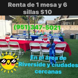 Renta De Sillas Y Mesas