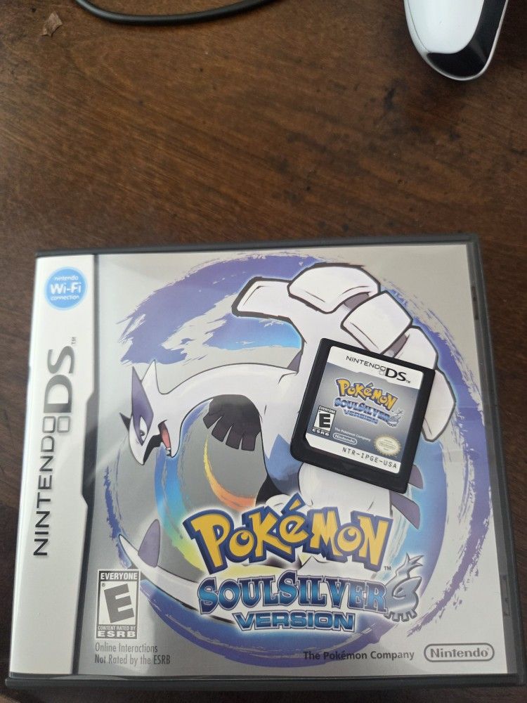 Authentic Pokémon Soul Silver. Box And Inserts.