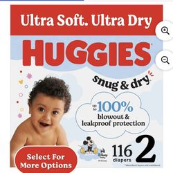 Huggies Size 2 116 Diapers