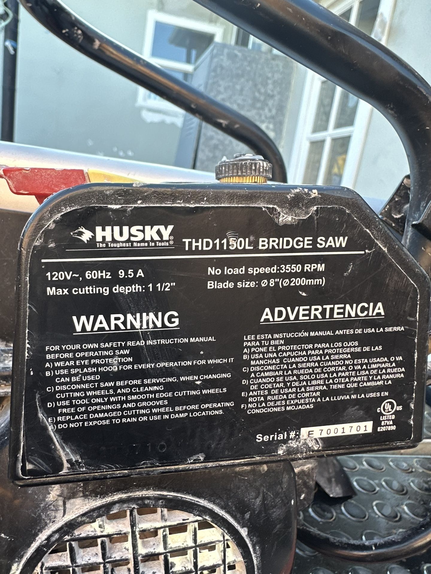 Husky Tile Saw