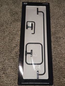 MSI Matte Black Bathroom Accessories Set