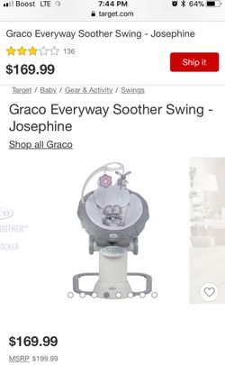 Graco Everyway Soother Swing