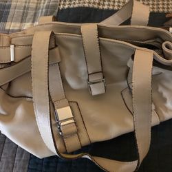 Elegant Beige Shoulder Purse Vintage