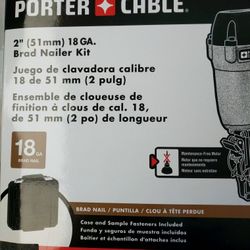 Porter Cable Brad Nailer Kit