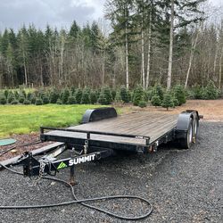 Tail deck trailer