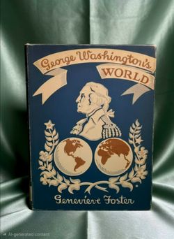 Vintage 1941 George Washington's World 1941 1st Edition Genevieve Foster Newbery