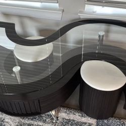 Tea Time COFFEE TABLE 🤍🖤