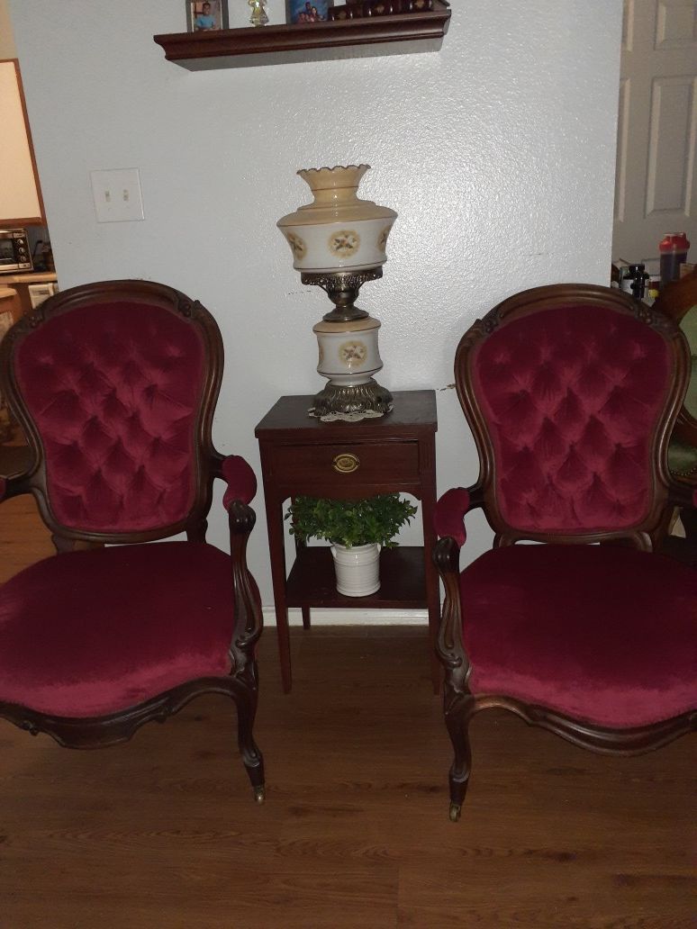 Mr. And Mrs. Antique chair's