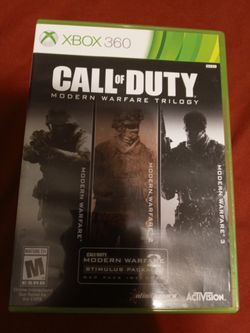 Xbox 360 Call Of Duty Modern Warfare Trilogy $30 Edgewater Not Orlando