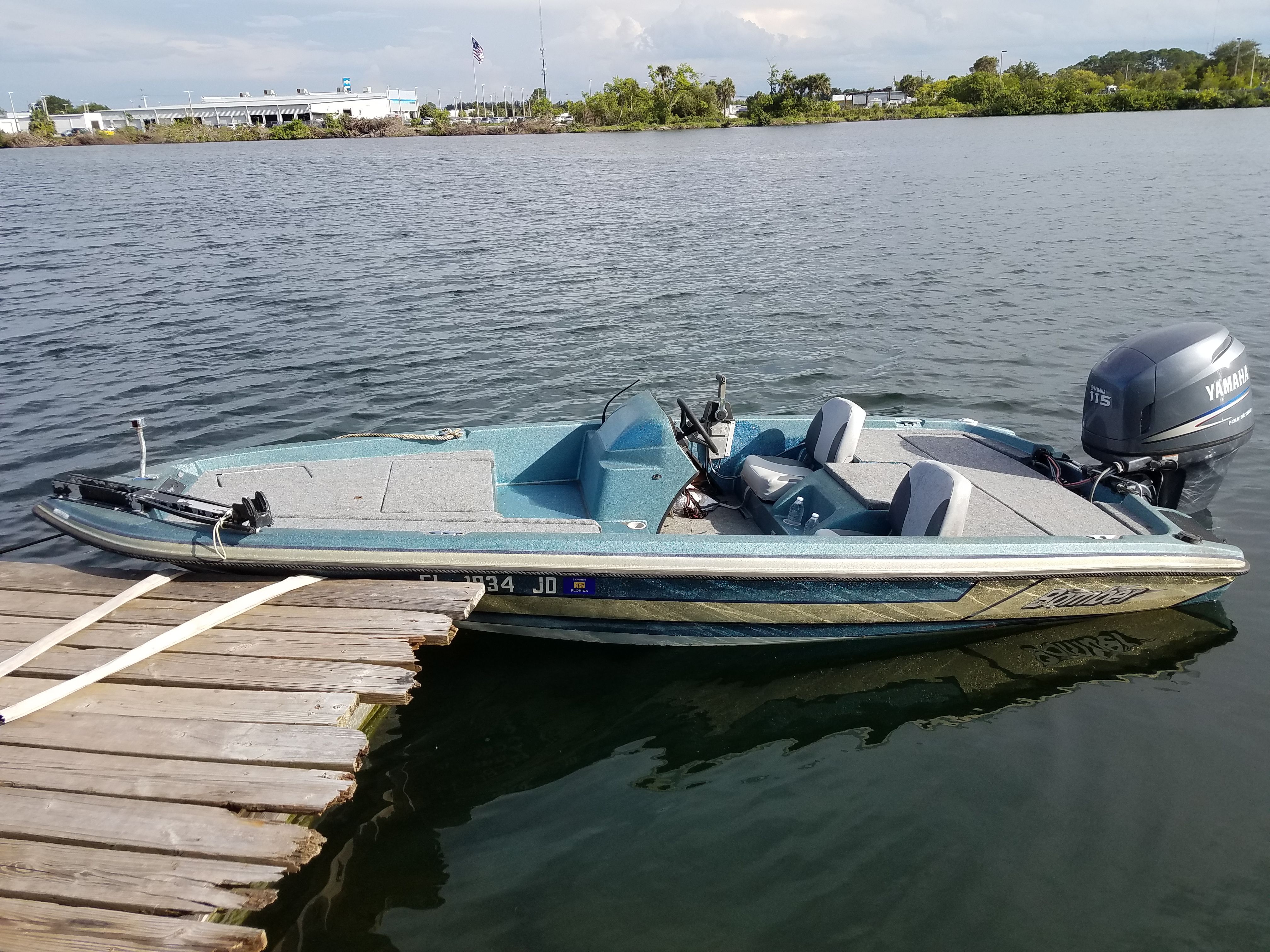BOMBER bass boat with trailer