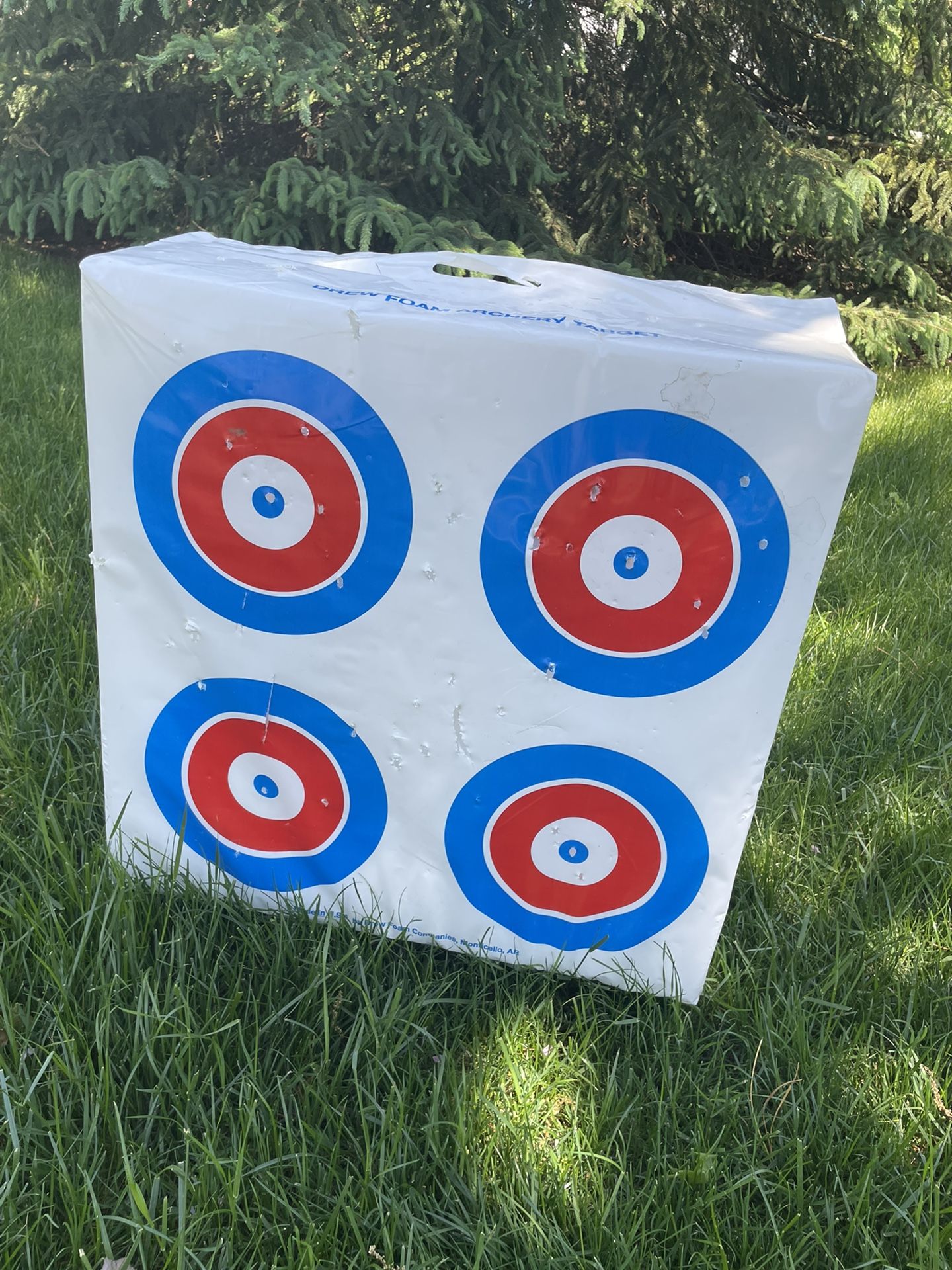 Drew Foam Block Archery Target Bow Arrow