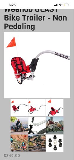 Rideweehoo blast bike trailer