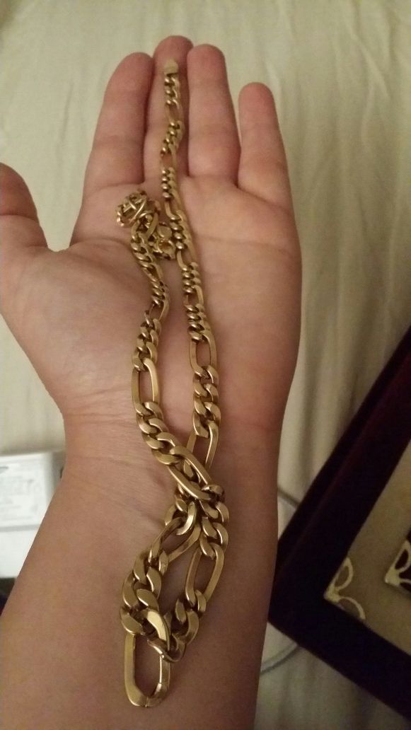 18k real gold Italian chain