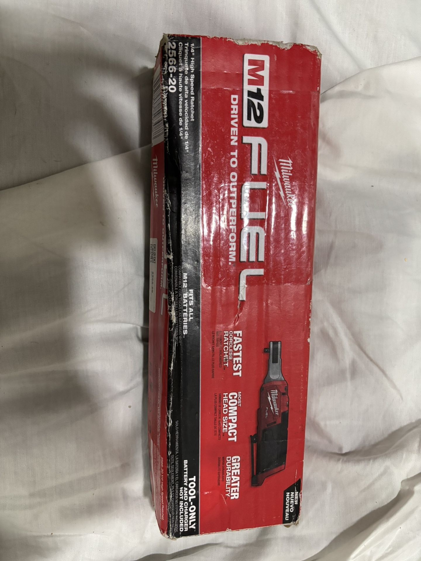 Milwaukee M12 1/4. Inch Ratchet Fuel Read Below