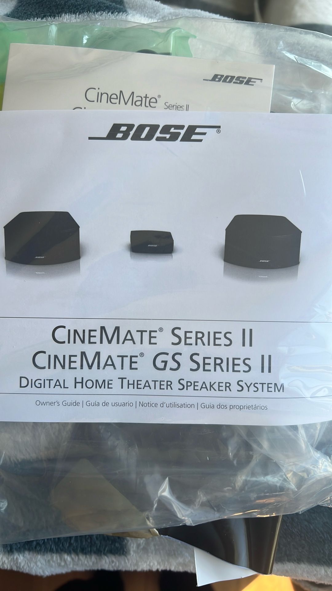 Bose CineMate GS II Speaker system With Stand