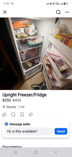 Insignia Upright Freezer /Fridge