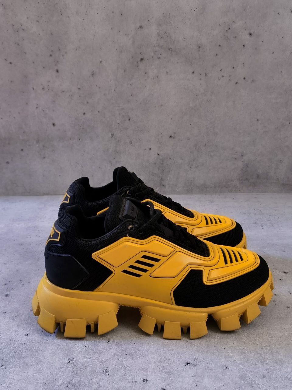 Prada Cloudbust Thunder 'Yellow Black' Sneakers UK7 US8 Fits US9