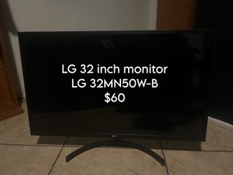 32 inch LG monitor 60hz