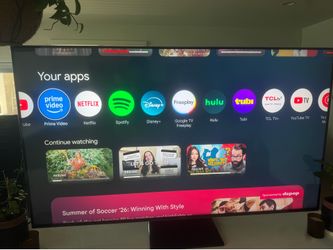 55” TCL 4K HDR TV