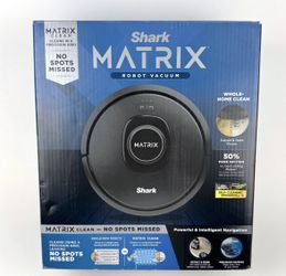 Shark Matrix RV2310 Smart Robot Vacuum with Self-Cleaning Brushroll - Black