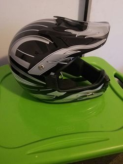 Helmet for a dirt bike