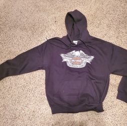 Unisex Harkey Davidson Pullover Black Hoodie