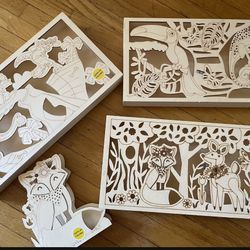 DIY Light Up Wood Decor For Painting/Coloring 