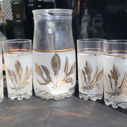 Vintage Italian Covetro Glasses Set