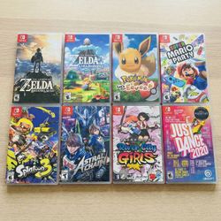 Nintendo Switch Games – Zelda, Pokémon, Mario, Splatoon 3 & More