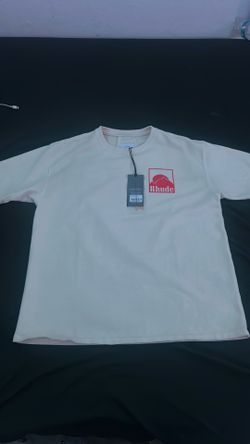 RHUDE MOONLIGHT BADGE TEE MEDIUM WHITE