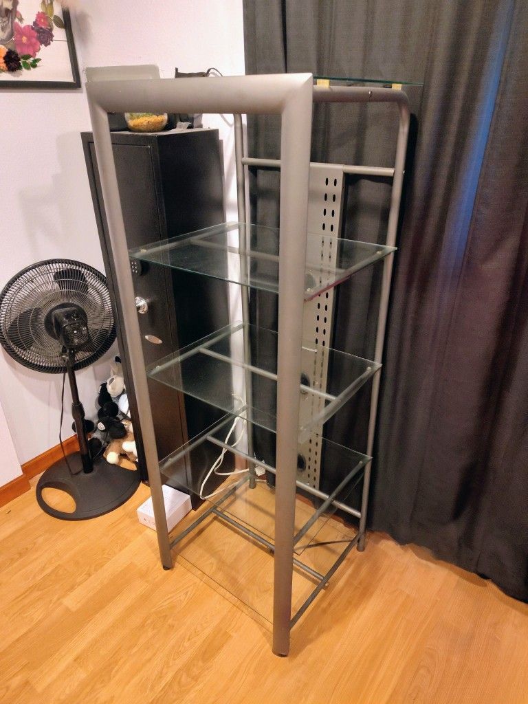 Glass And Metal Shelve