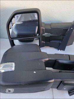 15-20 All Black Ford F150 Towing Mirrors ESPEJOS Retrovisores