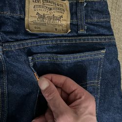 Vintage Levi’s orange tab made in USA 33X32