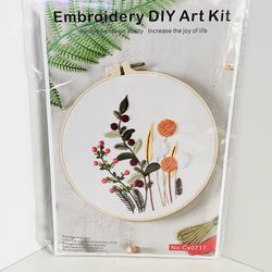 Embroidery DIY Art Kit, No. CX0717, NEW!