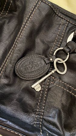 Fossil Black Leather Handbag