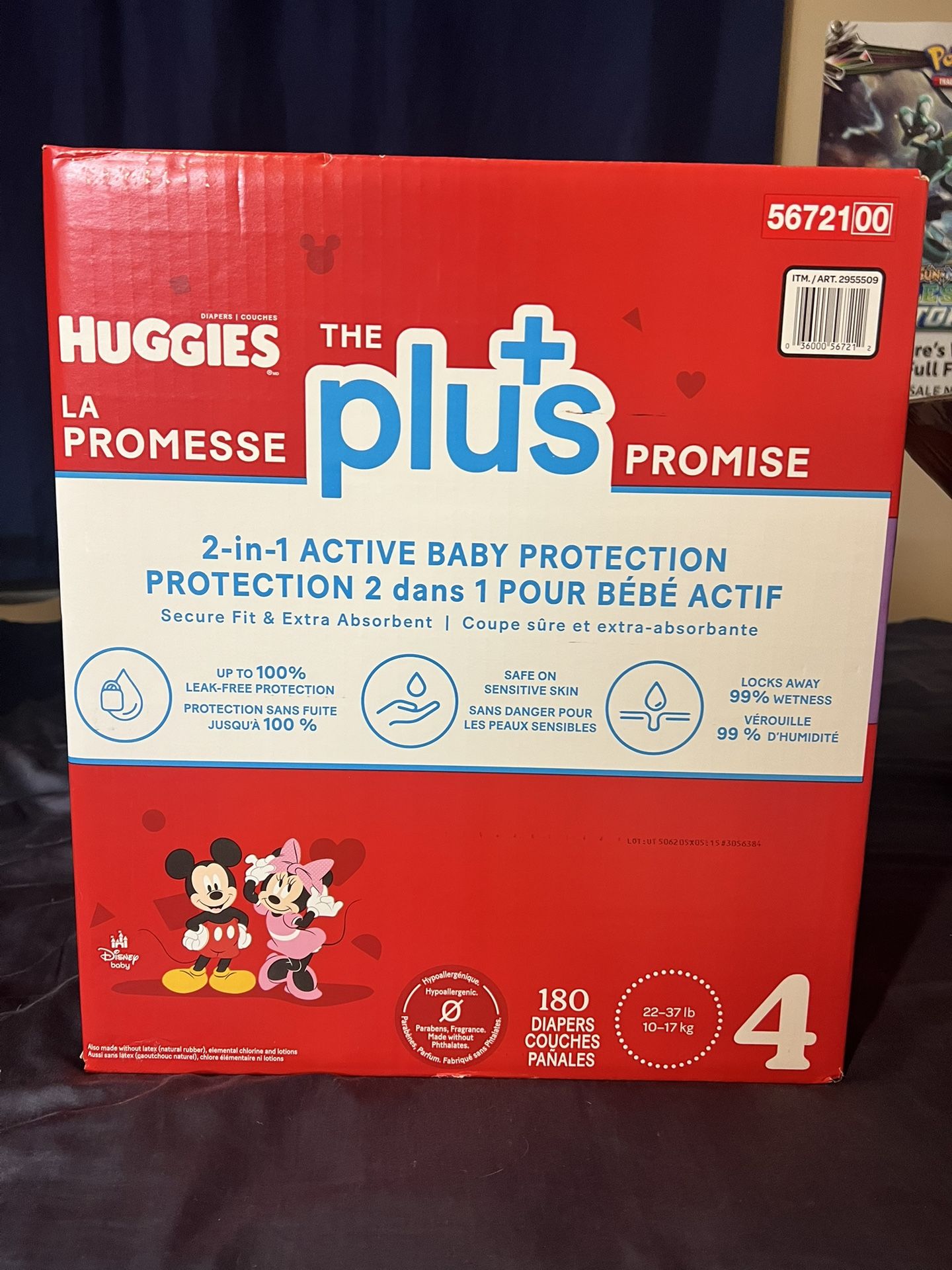Huggies Diapers - Size 4 - 120 Total