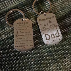 Dad Gift Keychain 